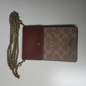 Coach Signature Colorblock Phone Crossbody